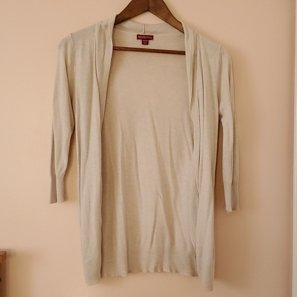 Open front cardigan